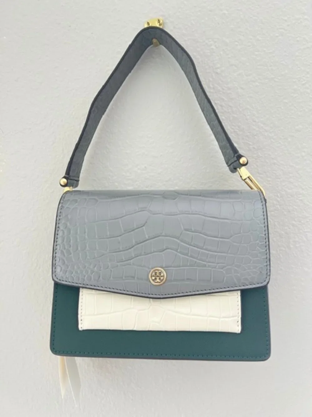 Tory Burch robinson color-block convertible shoulder bag